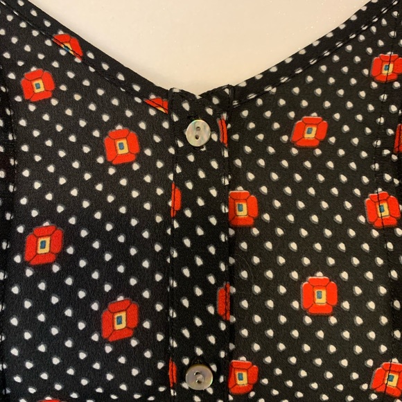 Women’s XS sheer high-low blouse - Picture 3 of 8